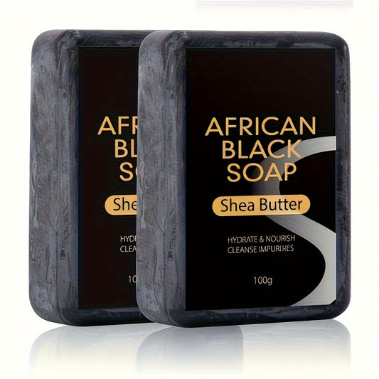 Authentic African Black Soap Bar 100g